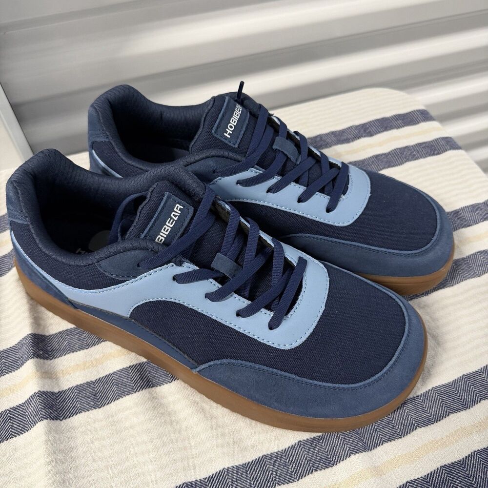 HOBIBEAR Navy Blue Gum Sole Casual Sneakers Shoes EU 46 280